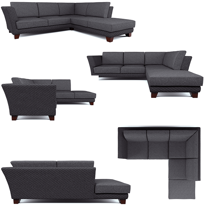 Corner sofa by Giovanni Nastri SketchUcation